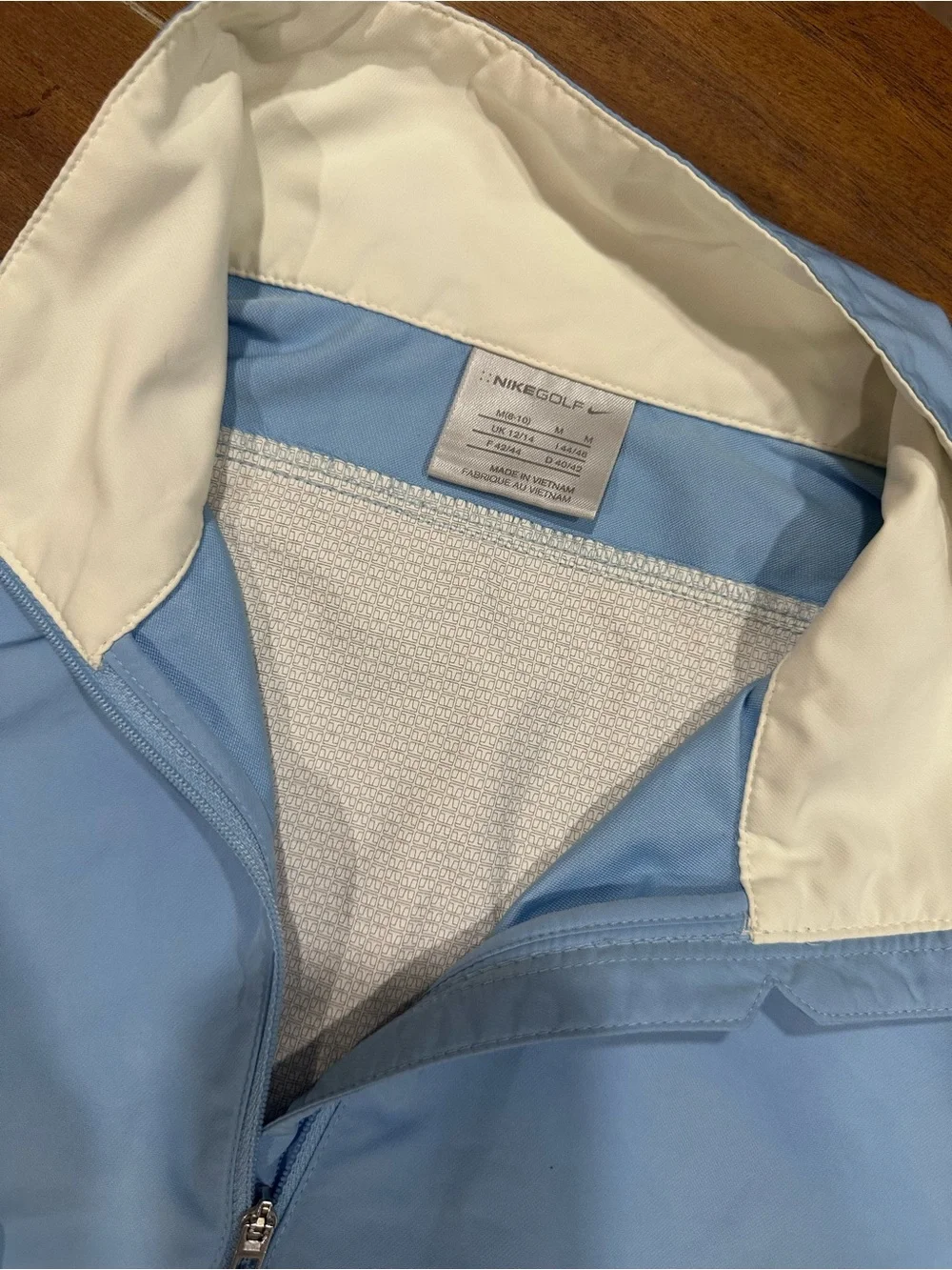 Nike Golf Women’s Dri-FIT 1/4 Zip Windbreaker Pullover Jacket Blue